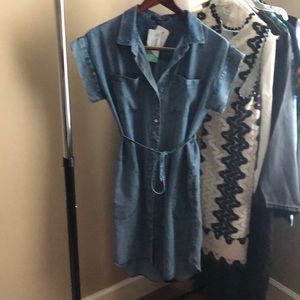 Blue Jean dress, thinner material, new with tags